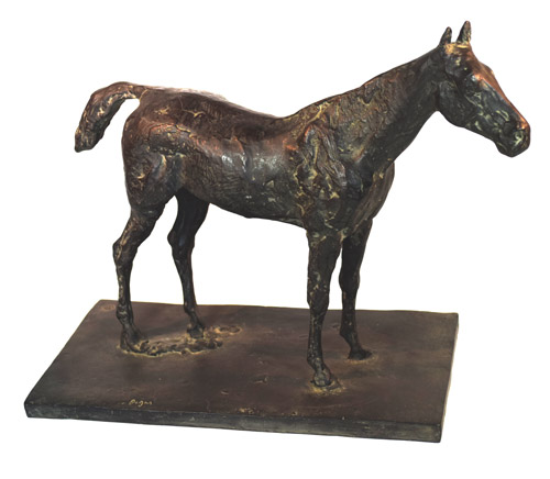 A reproduction of Degas' Horse A reproduction of Degas' Horse