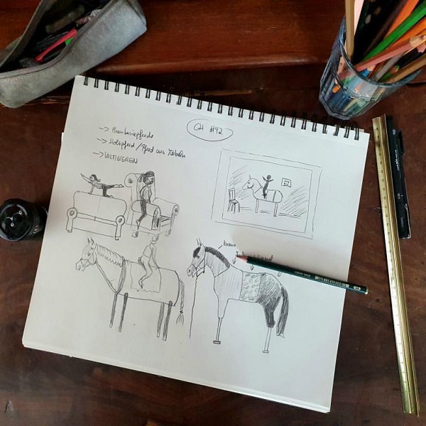 Annette's Four Horses Annette's Four Horses