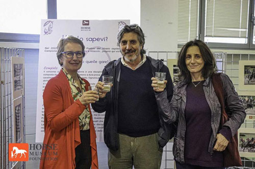 La Fondazione Horse Museum a Cavalli a Roma insieme a Massimo Argenziano La Fondazione Horse Museum a Cavalli a Roma insieme a Massimo Argenziano