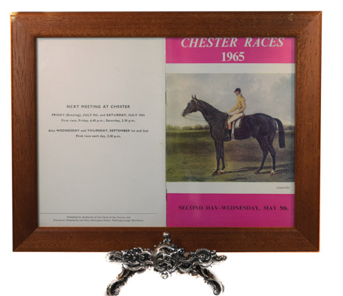 A 1965 Race Book from the Chester Track A 1965 Race Book from the Chester Track